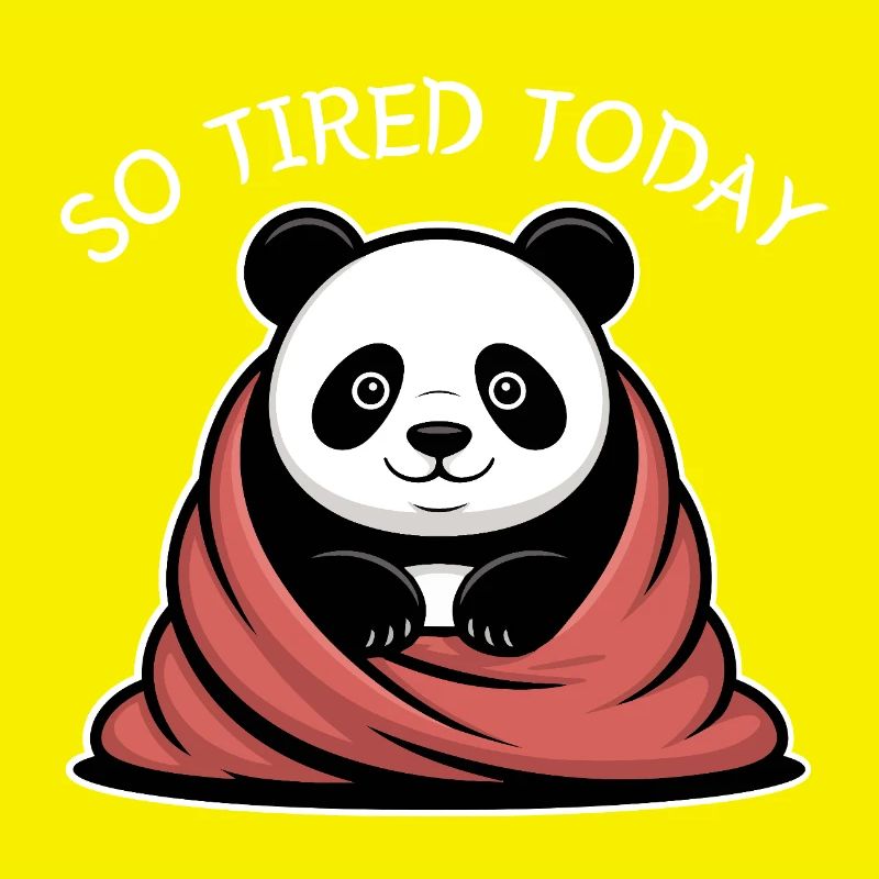 Panda Cuddle Dream Under Blanket