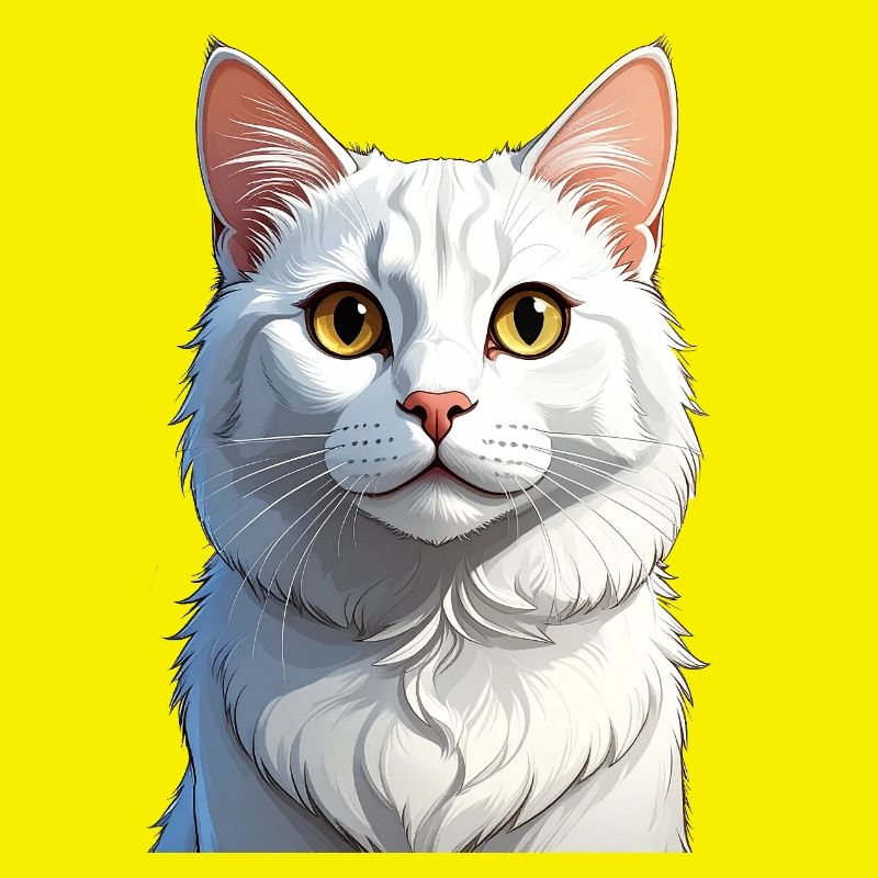 Chat blanc