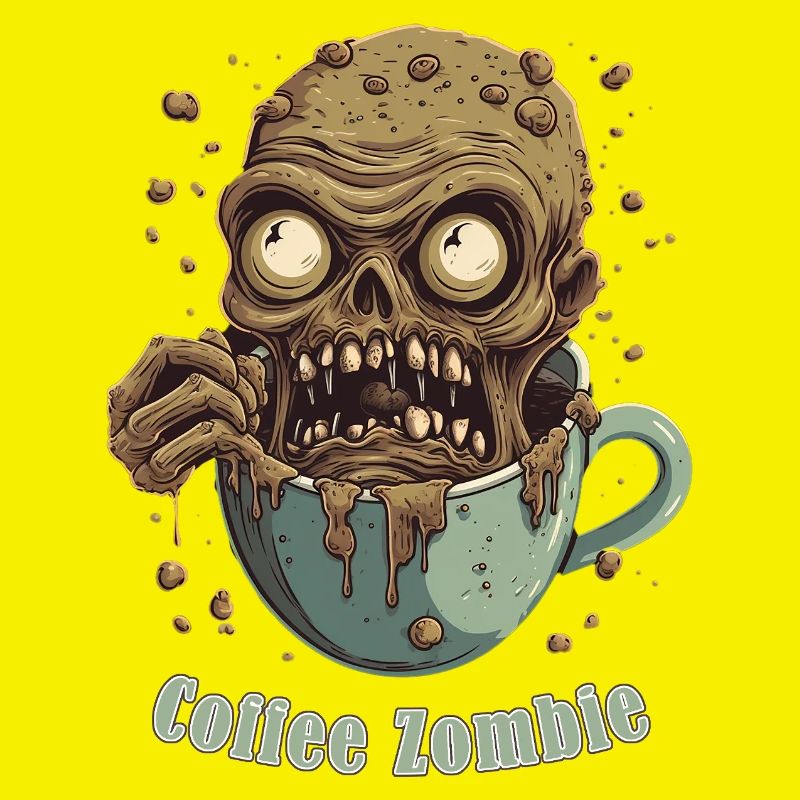 Coffee Monster - Caffeine Zombie - Morning Grouch