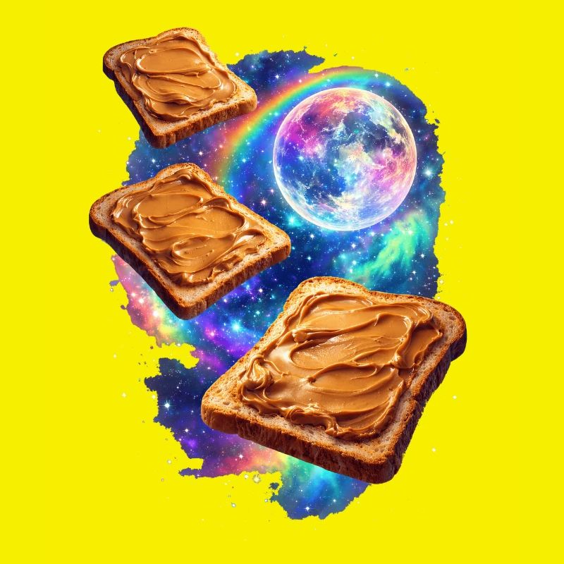 Space Peanut Butter Toasts