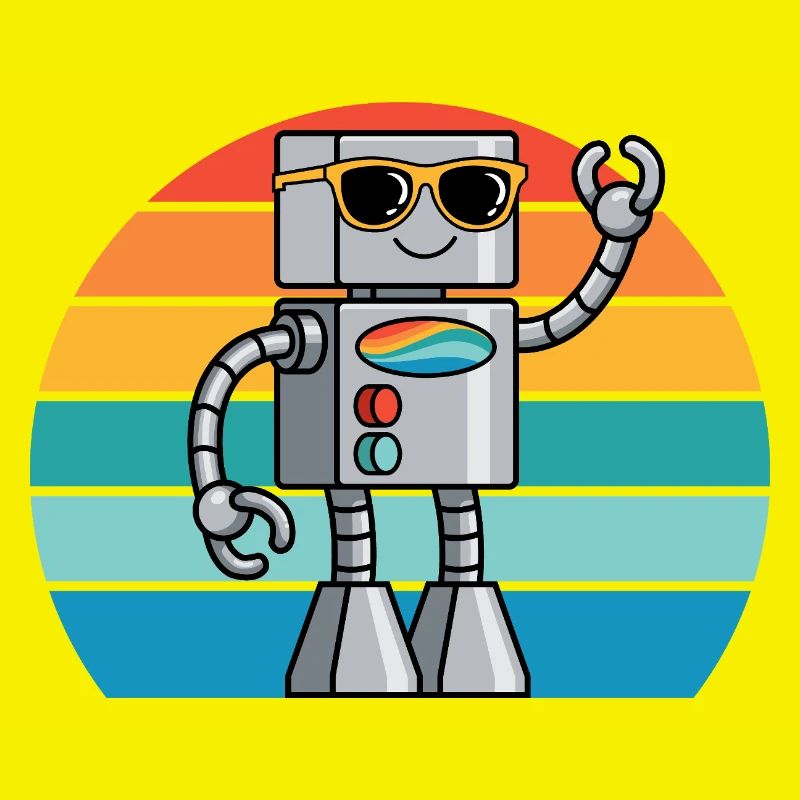 Retro Ki robot for technology lovers & robot fans
