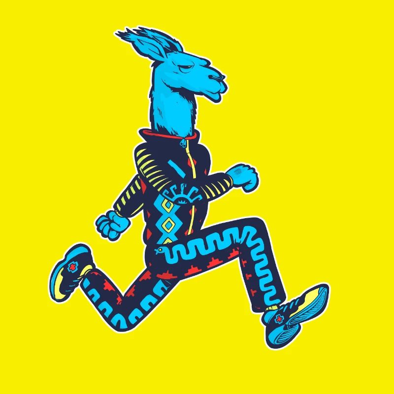 Blue Llama runner