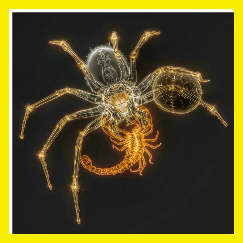 Neon Arachnide Design