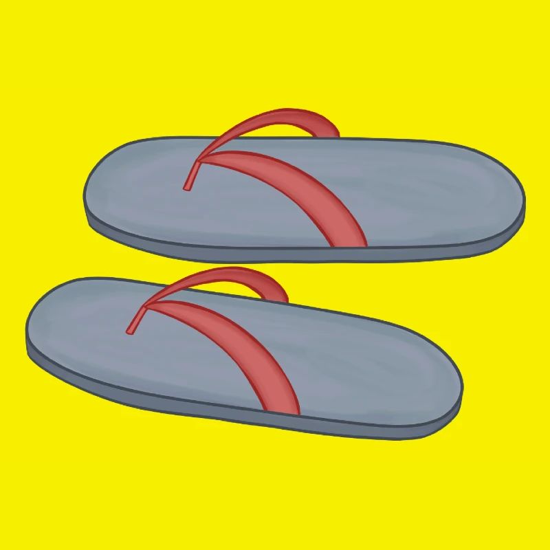 Conception de tongs de plage