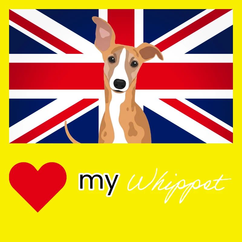 LUVMYWHIPPET (White text, Vibrant)