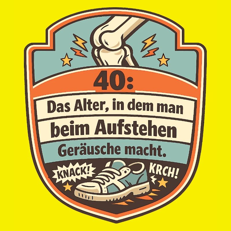 40 Das Alter Beim Aufstehen Geräusche