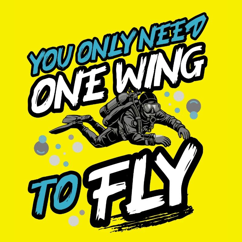Tauchen One Wing To Fly – Tec & Scuba Diver Design