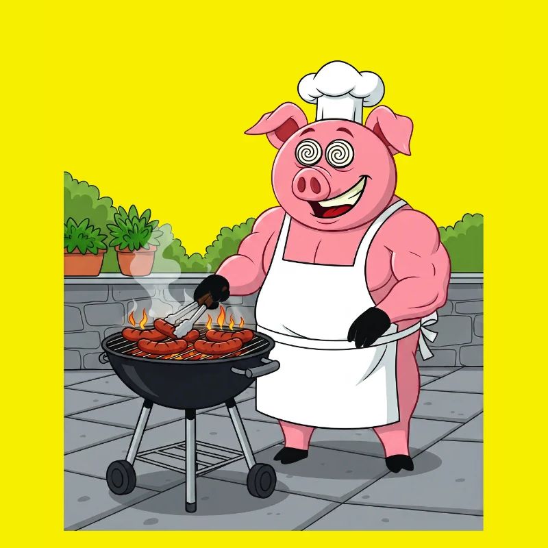 Cochon douillet grillé