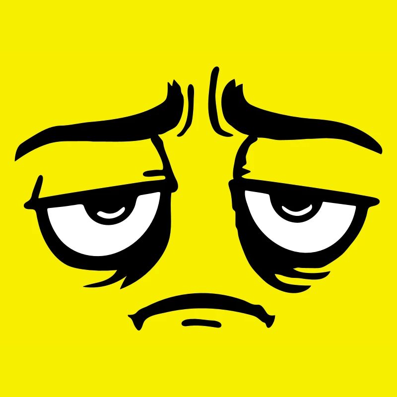 Grumpy sad disappointed face funny