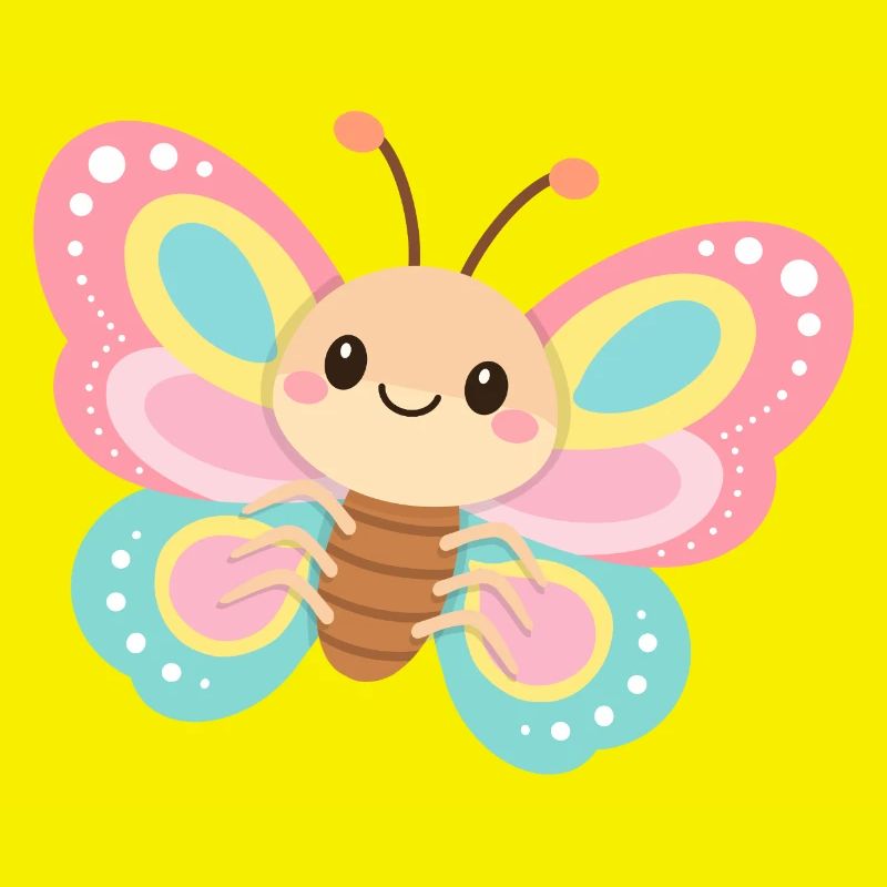 Papillon pastel
