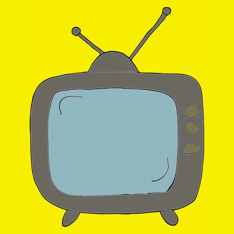 fernseher comicstyle