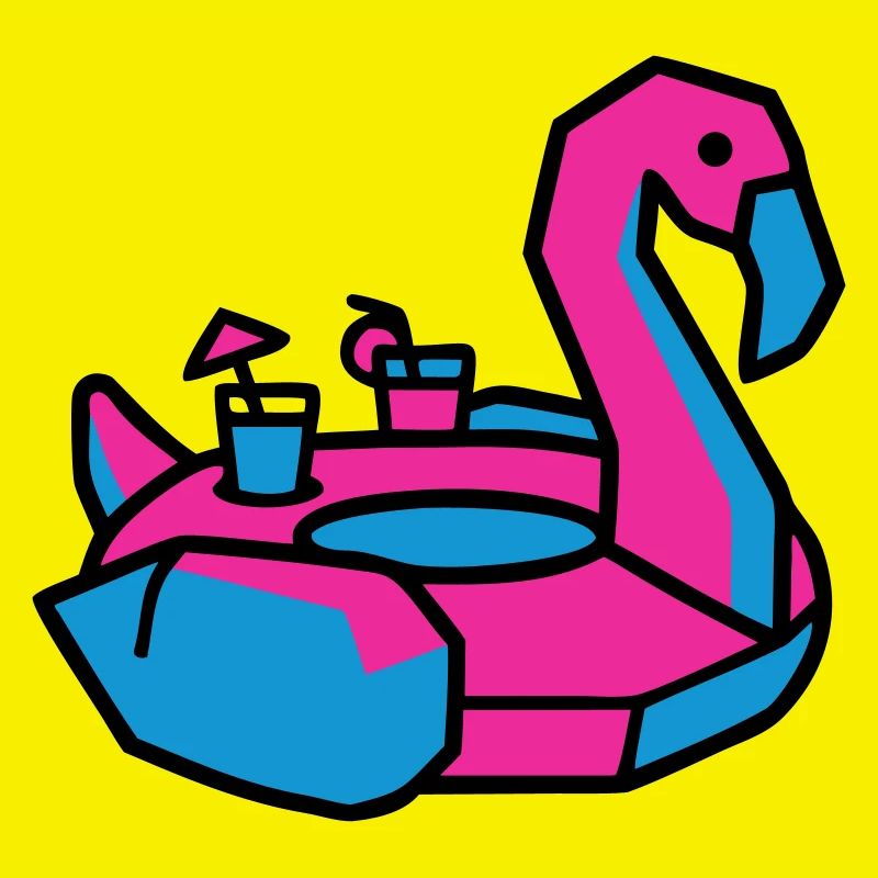 Flamingo Schwimmtier Pool Party
