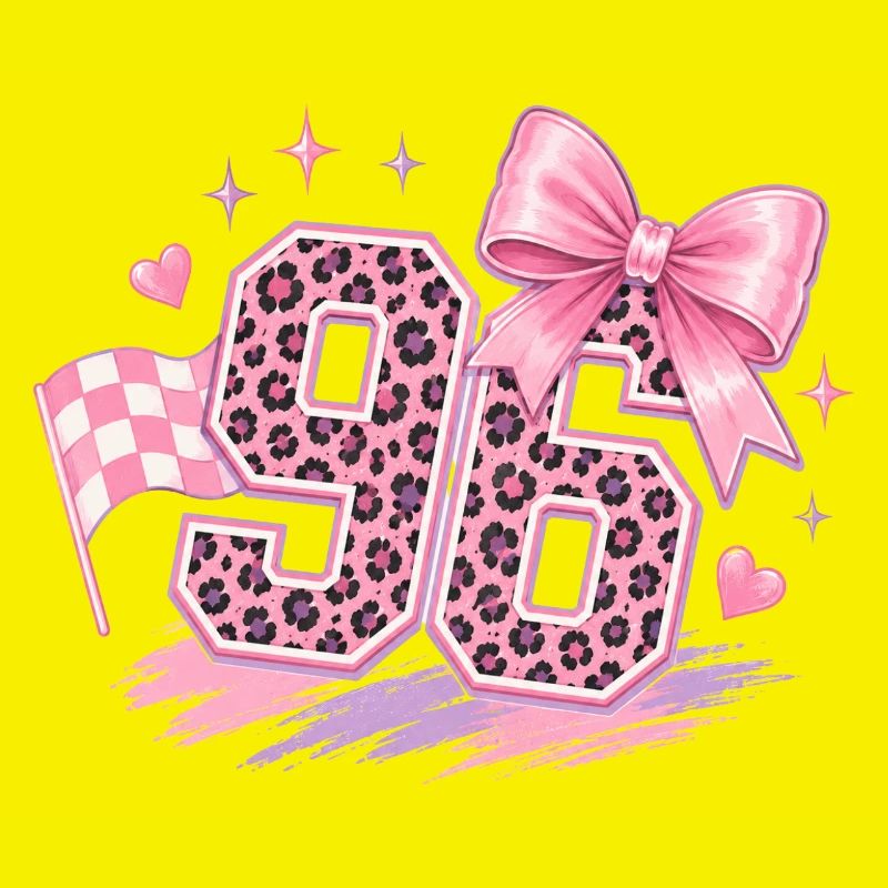 Leopard Pink 96 Glitter