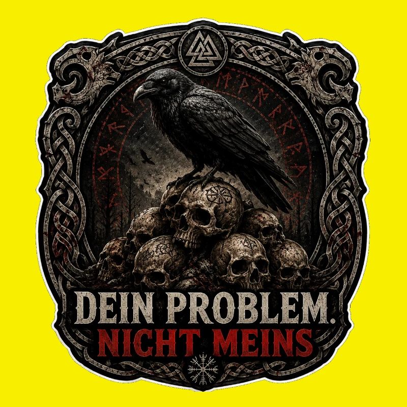 Dein Problem Nicht Meins Gothic Patch