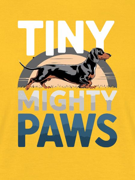  Tiny Mighty Paws Dackel Silhouette
