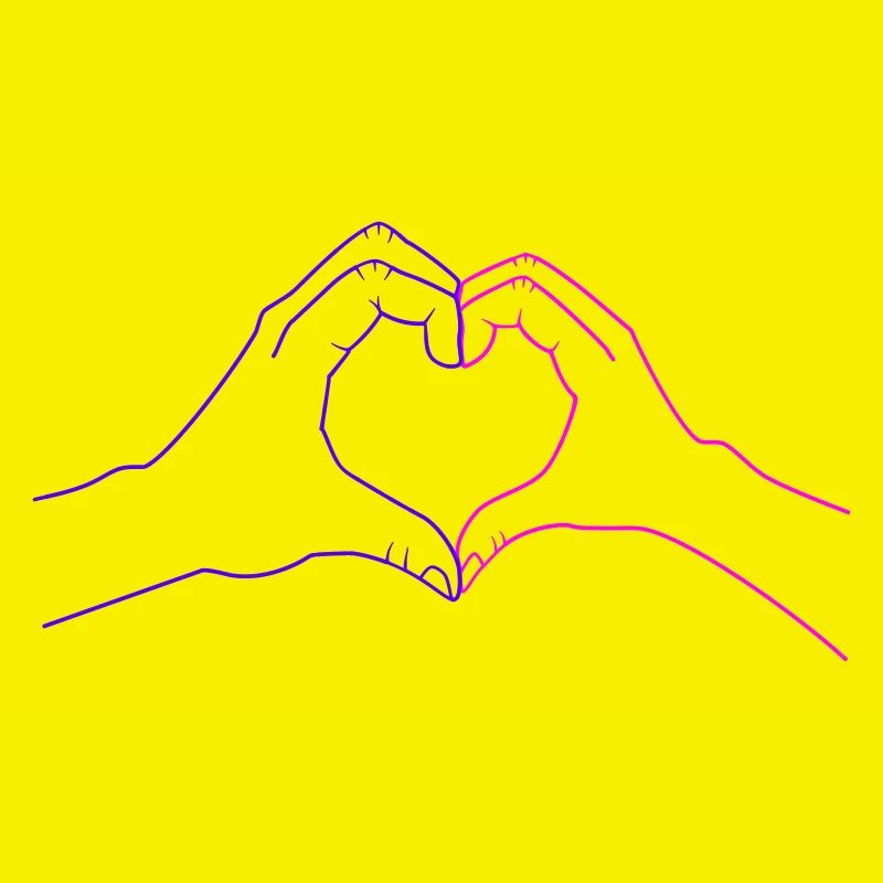 Personalized Heart Motif for Couples – Hand Design