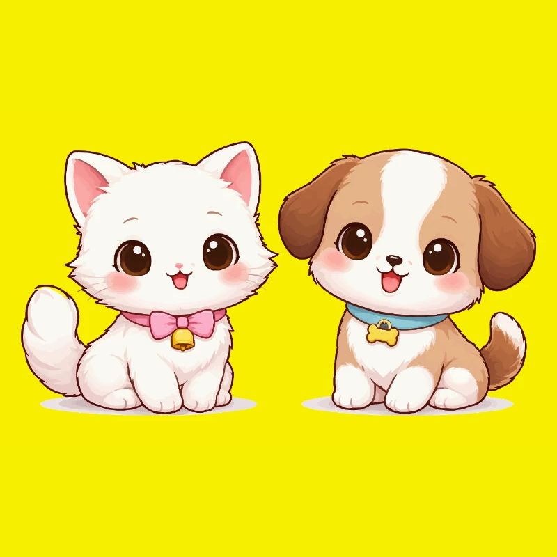 Hund Katze Comic