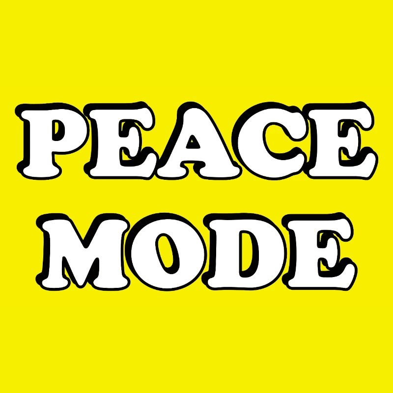 Mode Paix Typographie en gras Tee