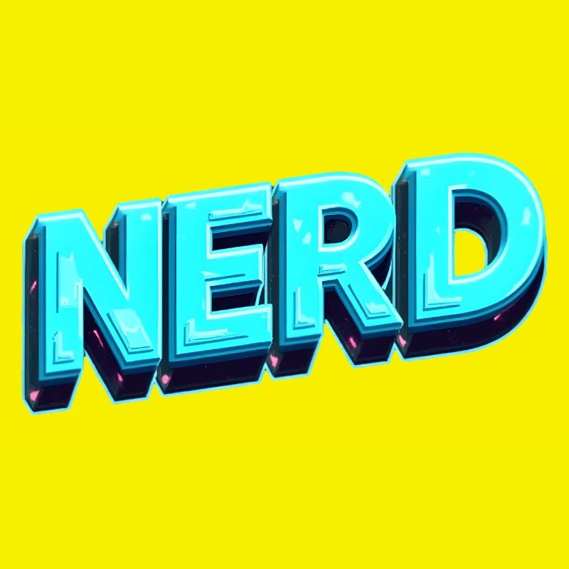 Nerd Neon 3D Retro