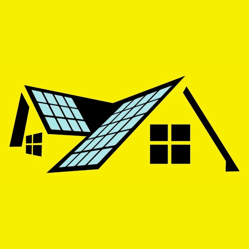 House with solar panels
