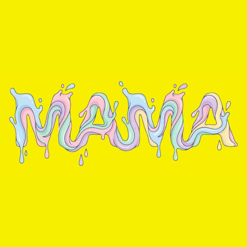Mama Schriftzug - Muttertag