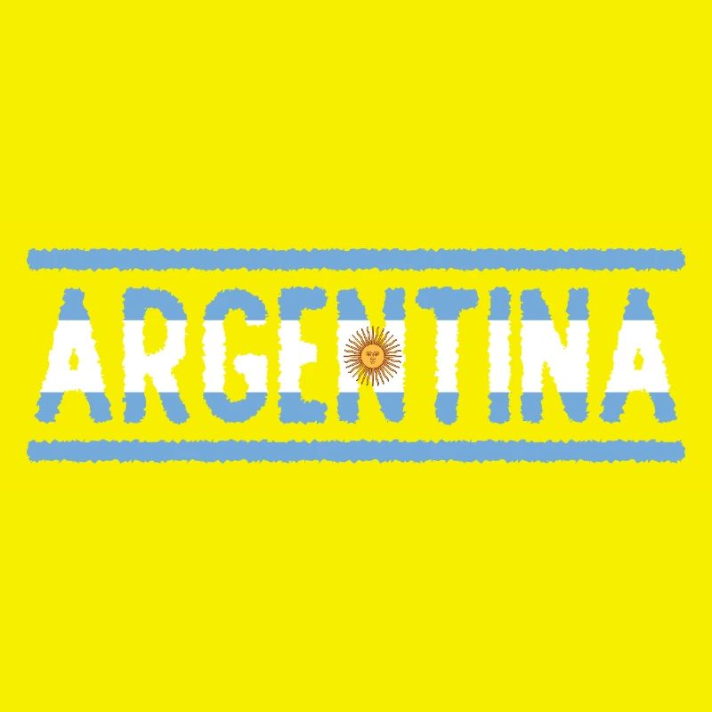 Texte du drapeau argentin Design vieilli de la Sun Pride