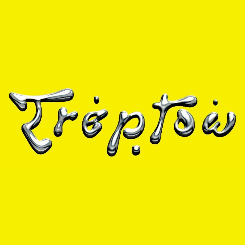 Treptow Liquid Chrome Typography