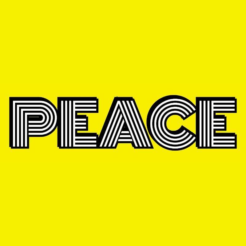 Peace Rétro Bold Typographie