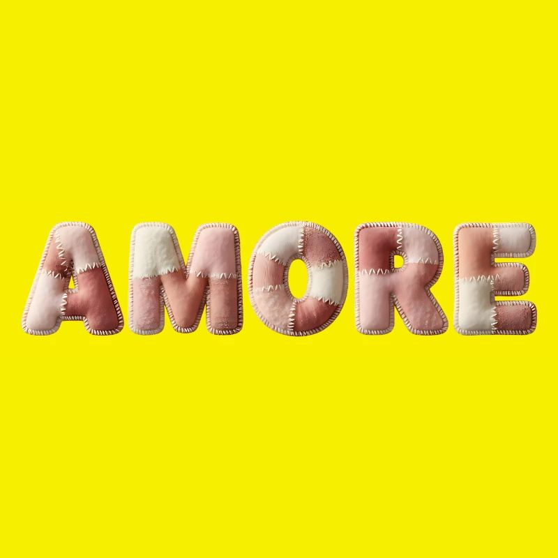 Amore Plüschstich Patchwork Geschenk