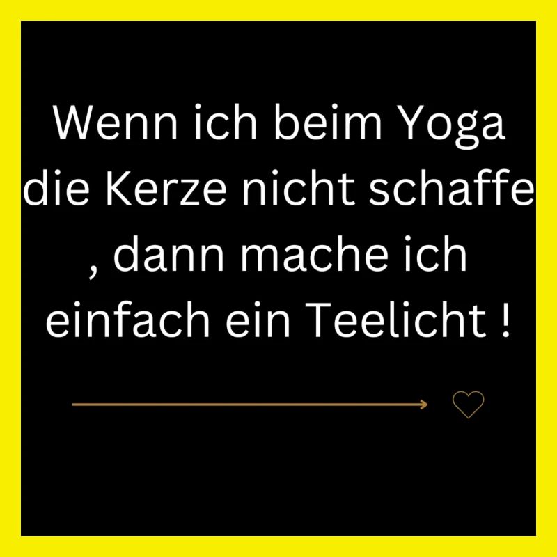 Kerze oder Teelicht beim Yoga! ;)