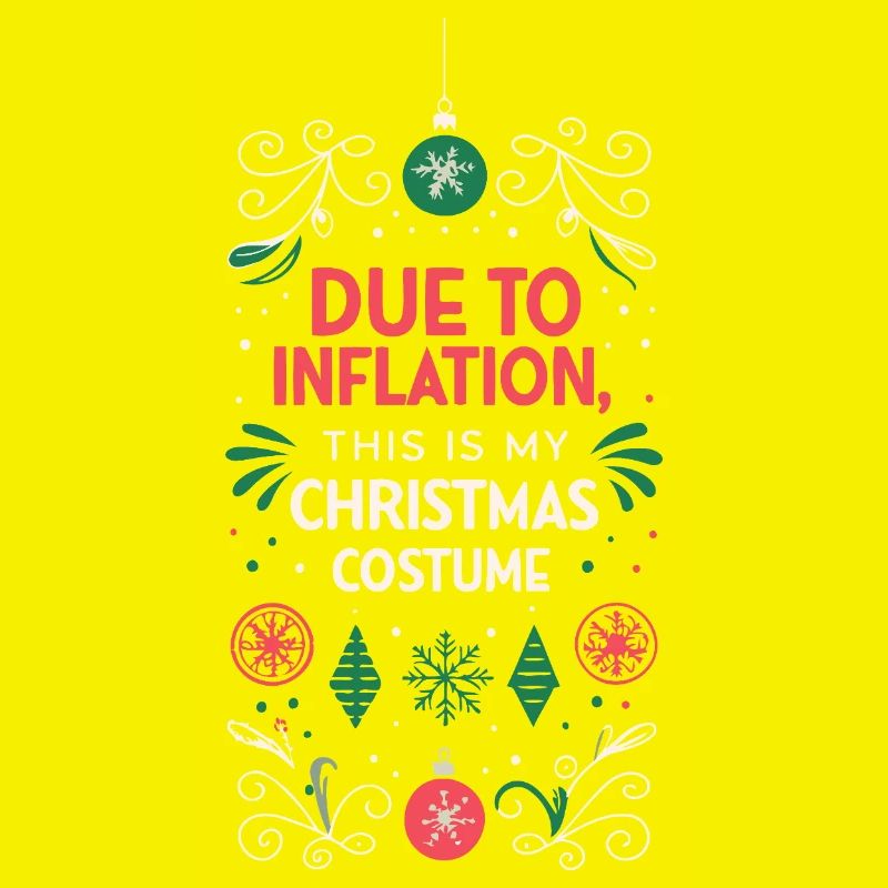 Inflation-Weihnachtskostüm