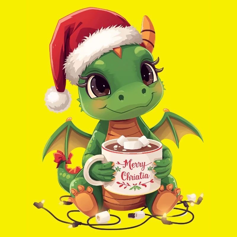 Dragon de Noël Chaleureux