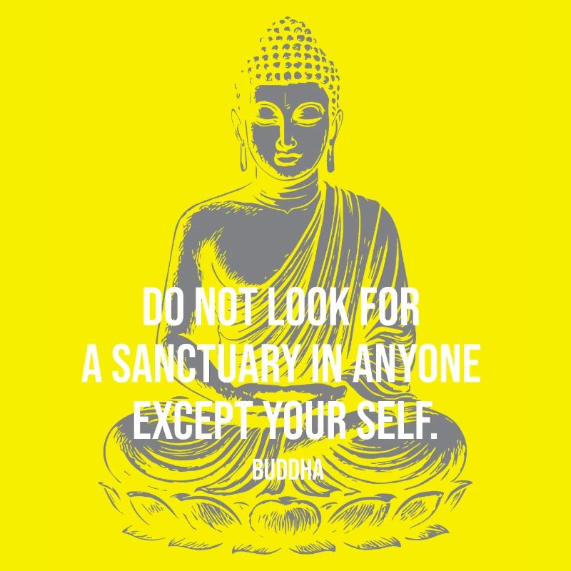 Conception de citations du Bouddha pour l’auto-sanctuaire