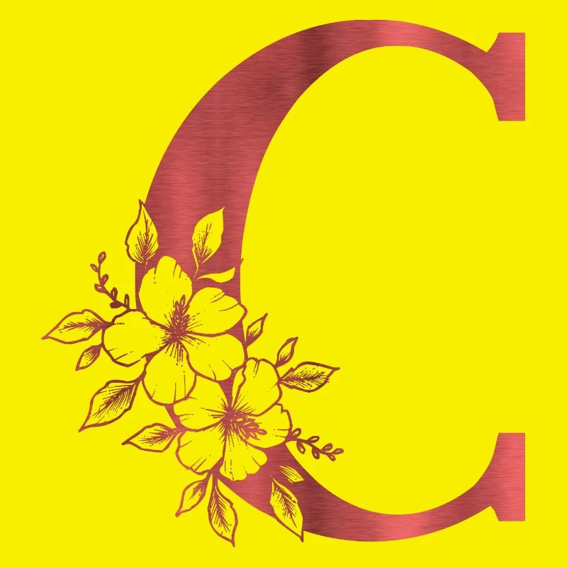 C, monogramme, point