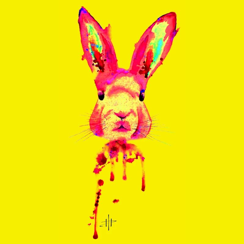 Rabbit Neon Pink