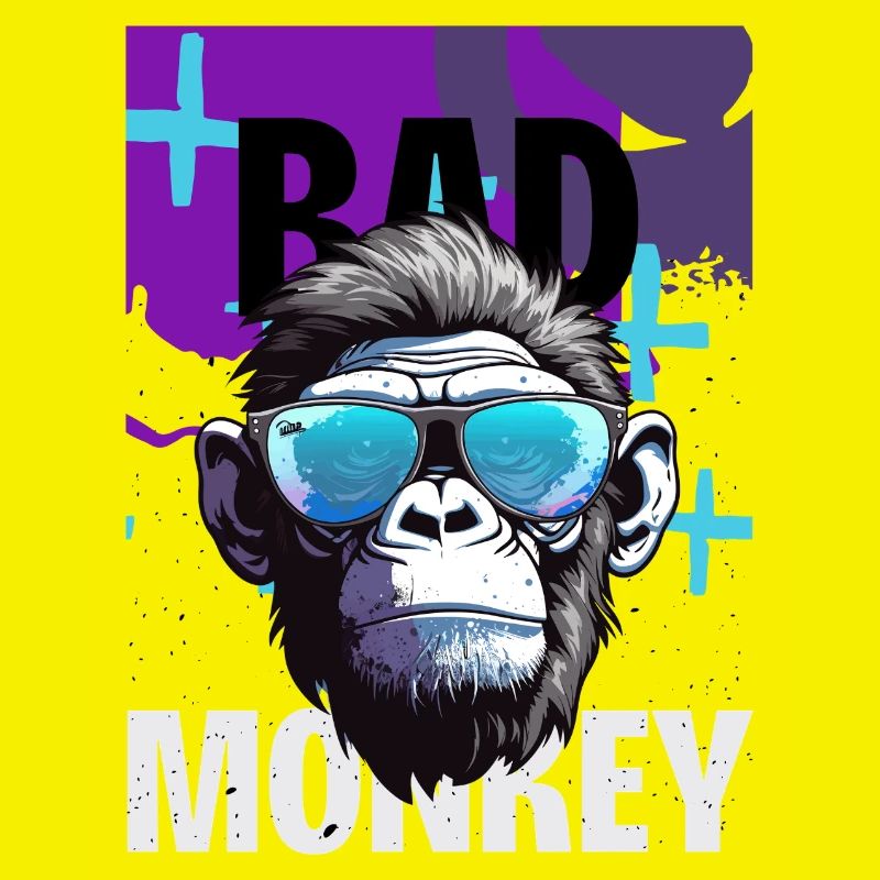 Bad Monkey Neon Sunglasses