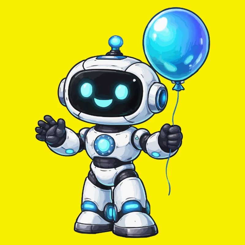 Small robot with balloon