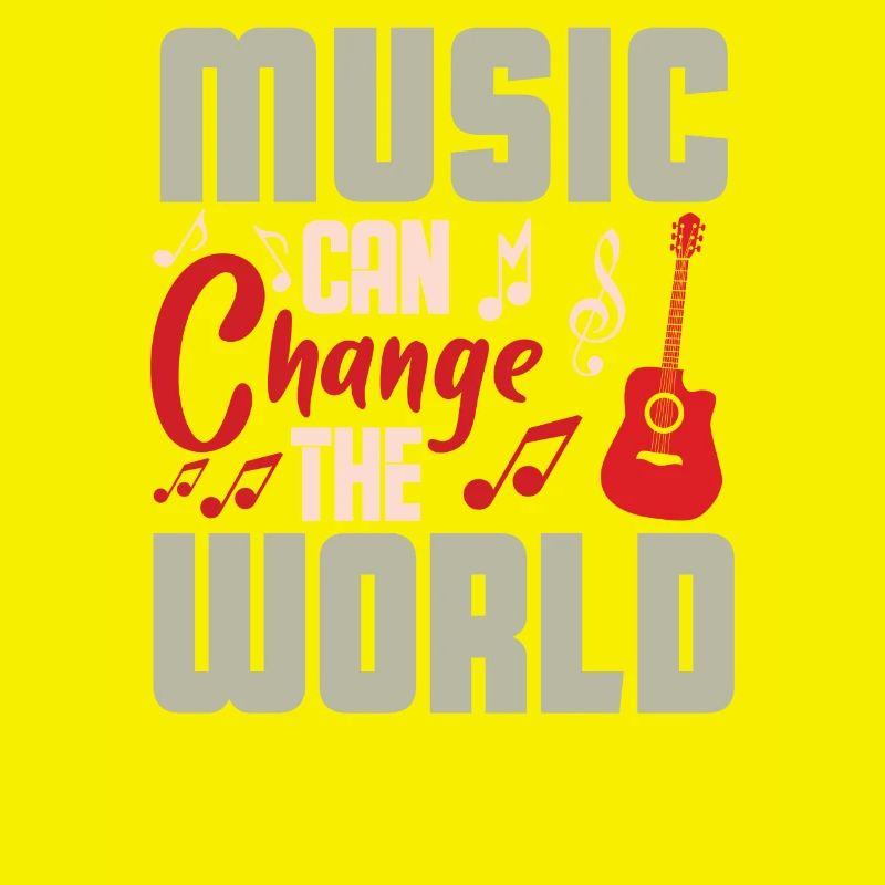 Music changes the world Design