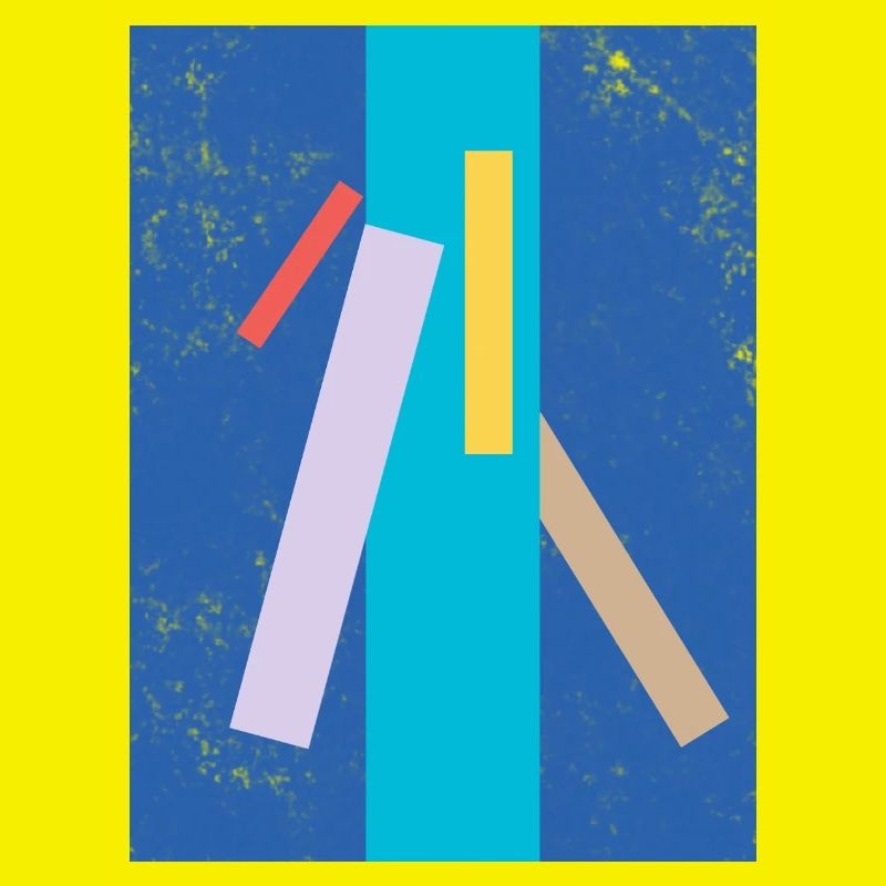 Abstract color and line pattern