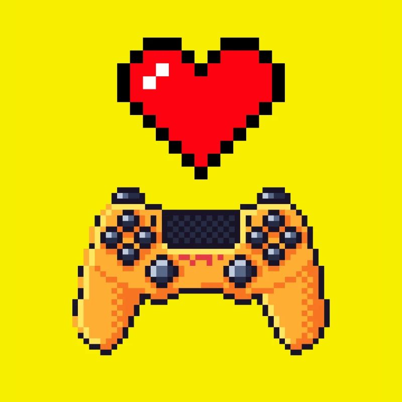 Retro-Gaming-Herzcontroller