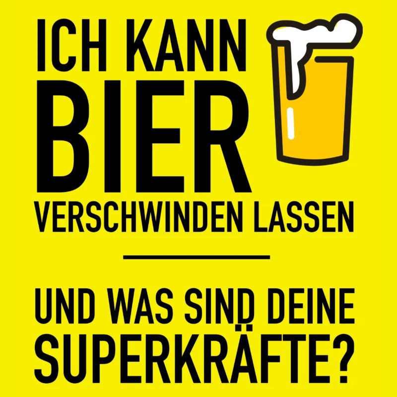 Ich kann Bier verschwinden lassen