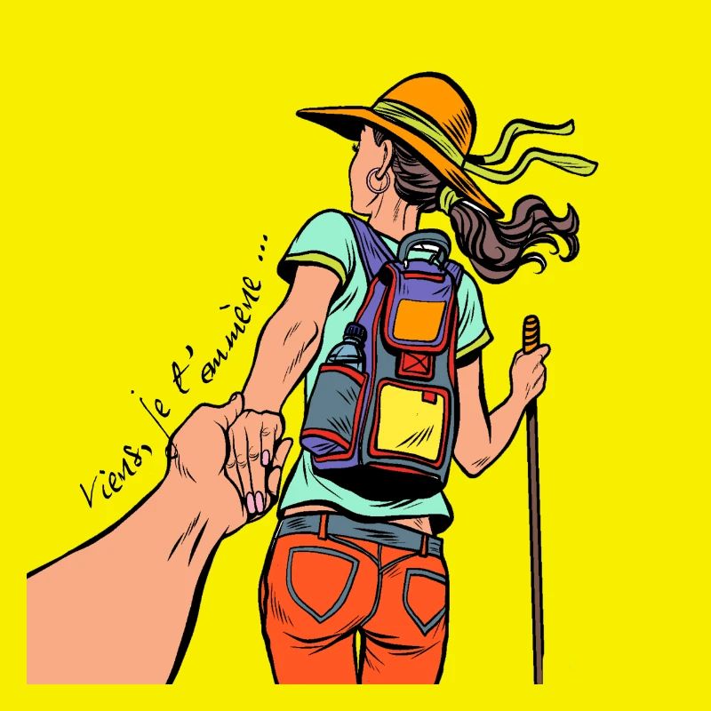 Komm schon, ich nehme dich ... auf einer Wanderung