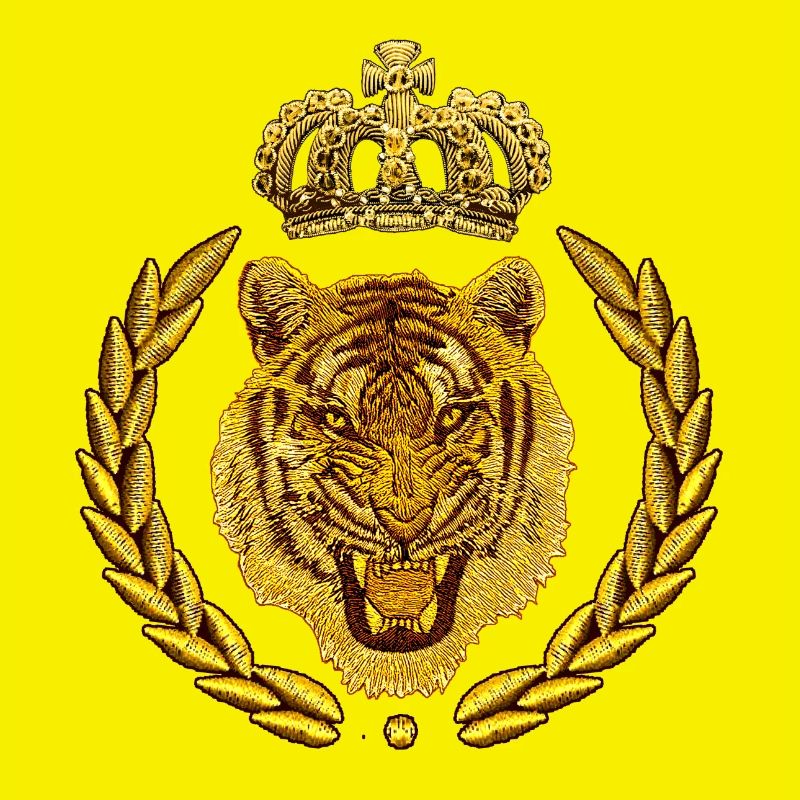 Gestickter Tiger