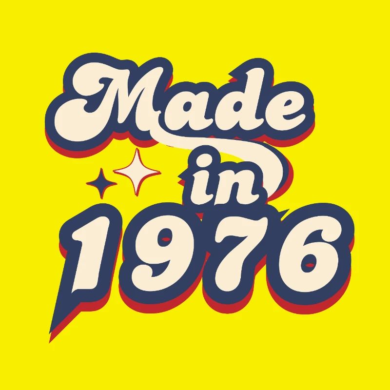 Made in 1976 retro