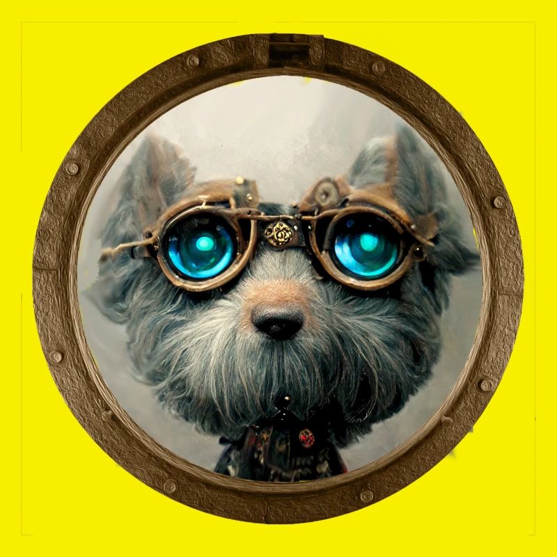 chien steampunk