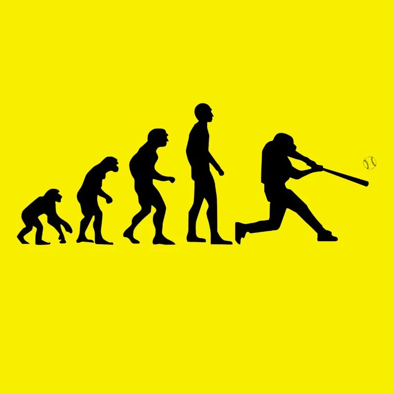 Base-ball Evolution shirt noir