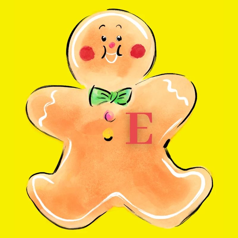 Lebkuchenmann "E"