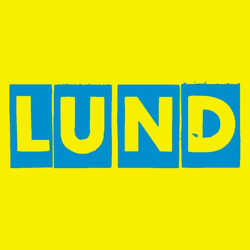 Lund – Blue Text Design