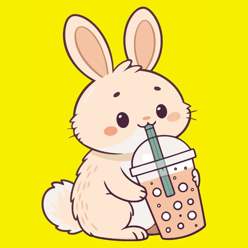 Rabbit Bubble Tea Sweet