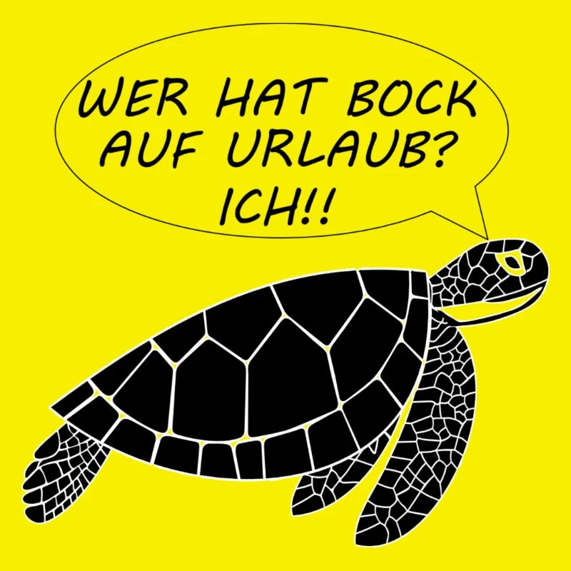 Schildkröte - wer hat bock auf Urlaub